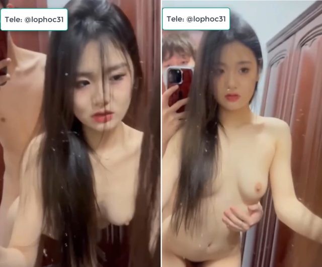 Clip sex VN cô em xinh đẹp trước gương