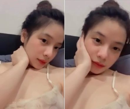 Clip TikToker Khánh Linh dâm phê tận óc