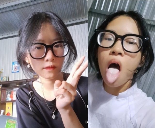 Khi Trần Ngọc Nhi móc bím nó chảy nước