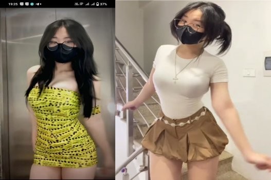 Lên mạng clip TikTok cô gái mũm mĩm say mê nhún nhảy