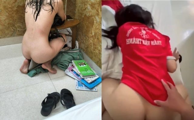 Sex nữ sinh trường Trần Văn Thành mông cong sexy ngoài mong đợi