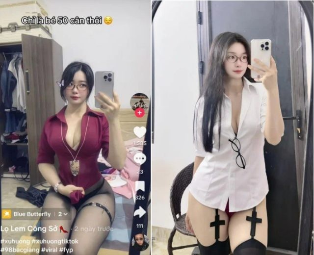 Siêu phẩm em xinh TikTok đi khách cực phẩm