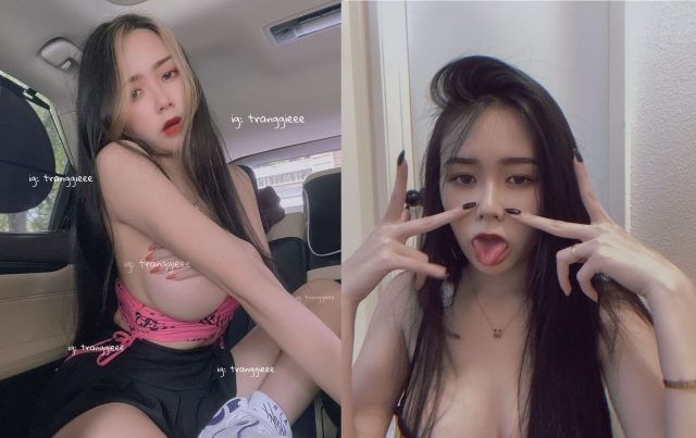 Trần Linh Trang vú căng tròn gợi cảm